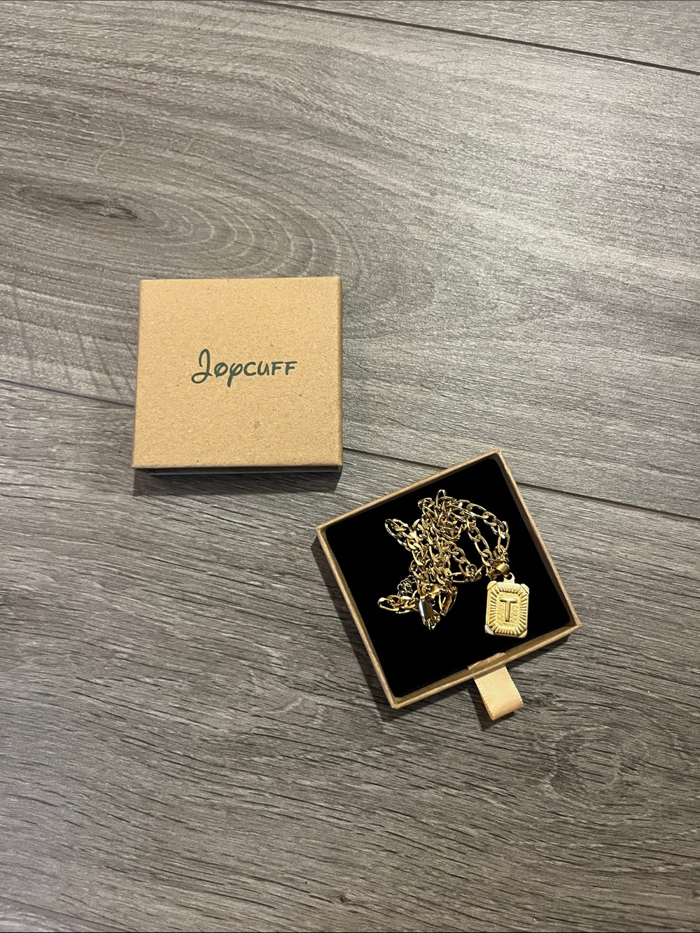 Joycuff Gold Pendant T Necklace Amazon